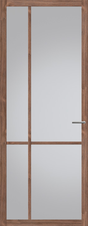 Svedex Nova design NDB903 donker eiken met glas | DecoDeur
